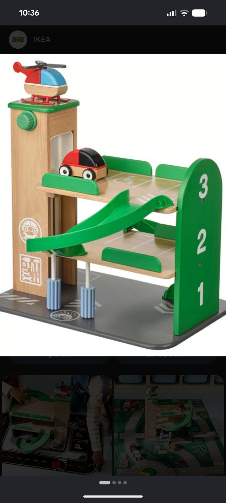 houten garage ikea, Ophalen, Zo goed als nieuw