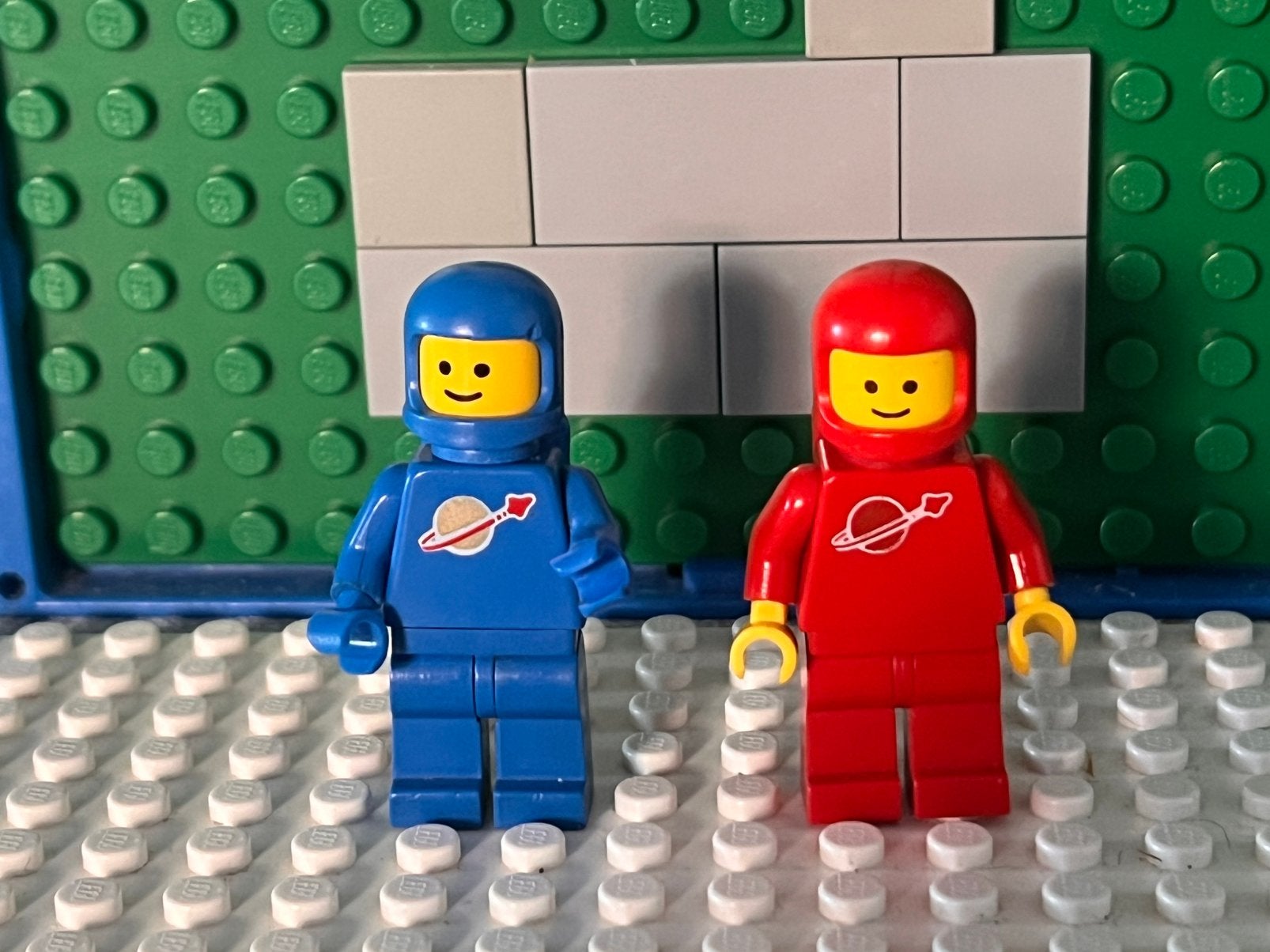 Lego ruimte astronauten classic space minifigiren, Ophalen of Verzenden, Zo goed als nieuw