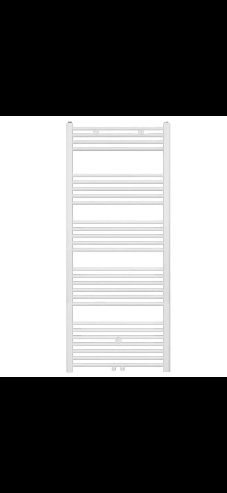 Nieuwe Sanibel S2 handdoekradiator 180x60 cm wit, Radiator, Nieuw, Ophalen of Verzenden, 60 tot 150 cm