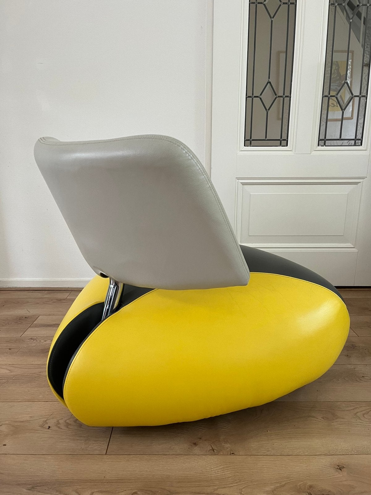 Leolux Pallone Fauteuil Leer IGST., Huis en Inrichting, Design, 75 tot 100 cm, Ophalen of Verzenden, Zo goed als nieuw