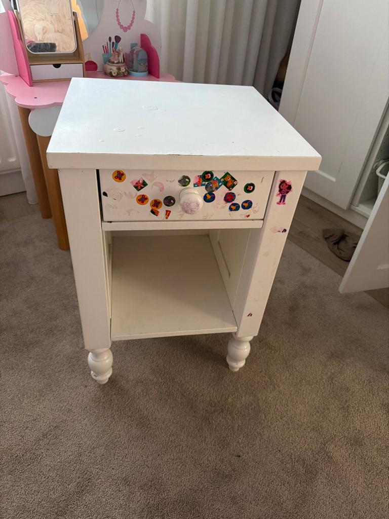 Bopita Belle nachtkastje - opknapper, Ophalen, Gebruikt, 55 tot 70 cm, 45 tot 65 cm