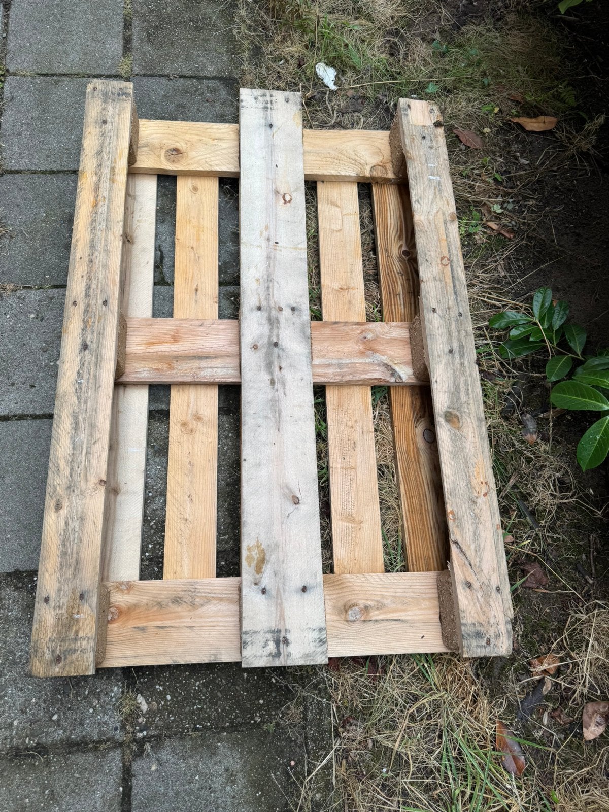 Gebruikte Palet, Doe-het-zelf en Verbouw, Hout en Planken, Ophalen, Zo goed als nieuw, Pallet, Minder dan 200 cm