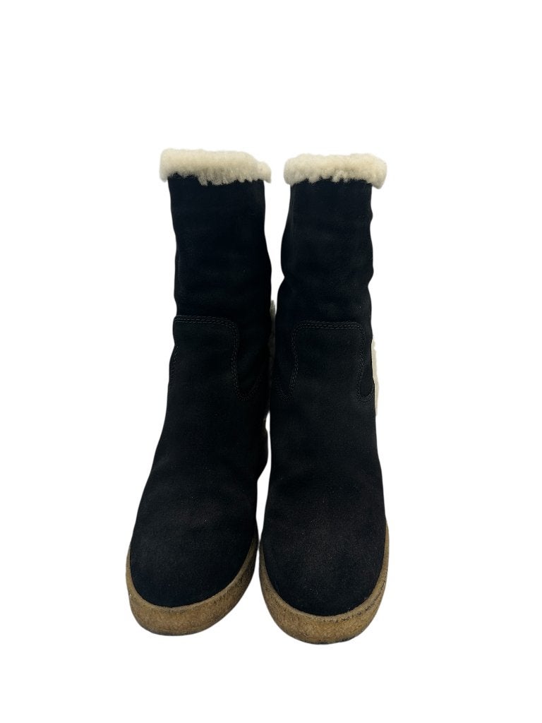 Tod's laarzen 40,5, Hoge laarzen, Zwart, Ophalen of Verzenden, Zo goed als nieuw