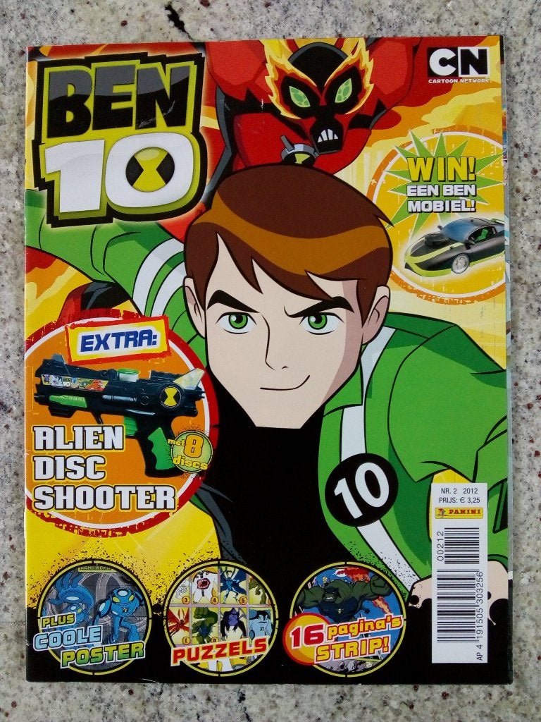 Tijdschrift Ben 10 nummer 2 2012 (w), Boeken, Strips | Comics, Gelezen, Eén comic, Amerika, Ophalen of Verzenden
