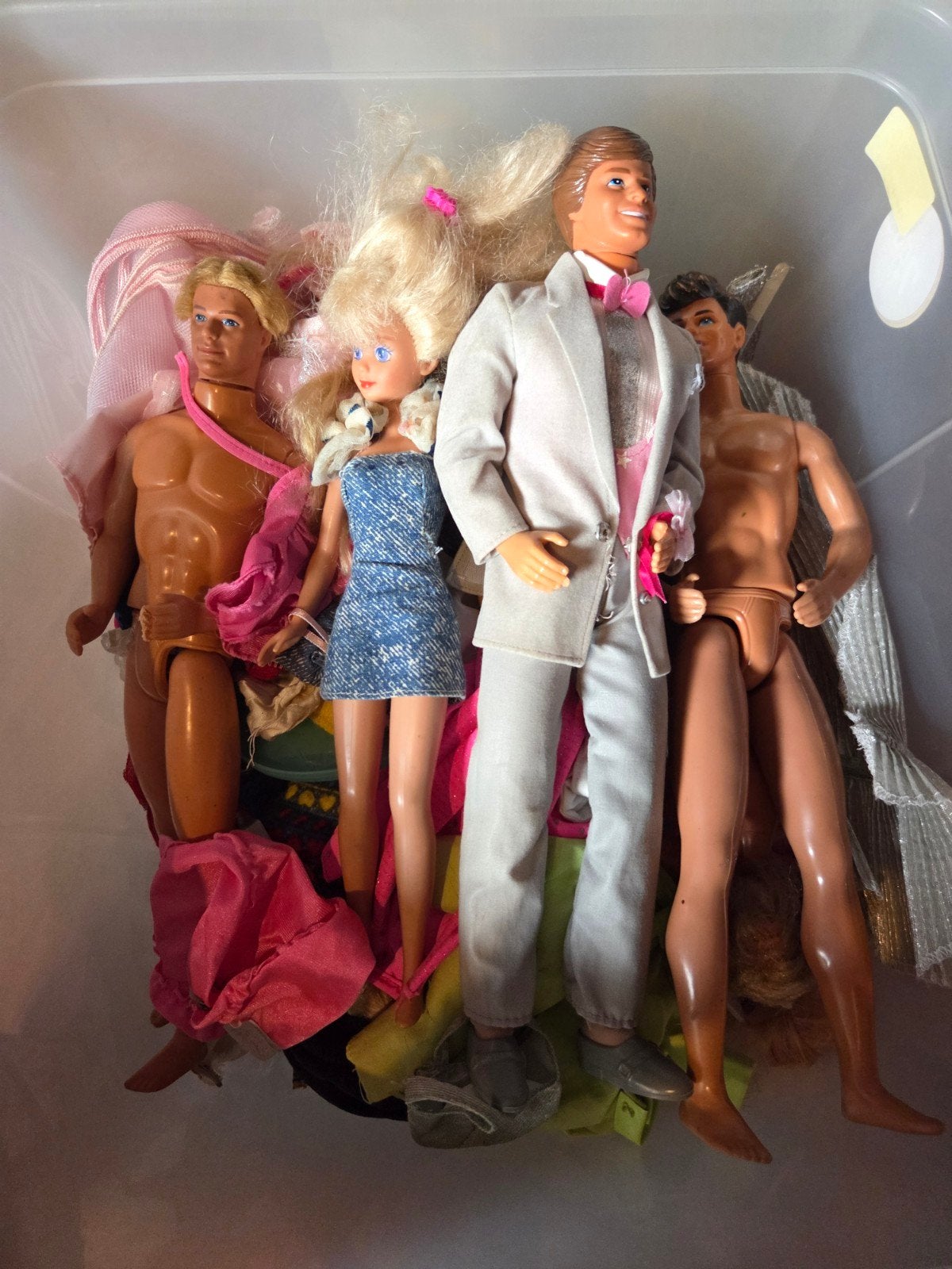 barbies jaren 80 met kleding, Verzamelen, Ophalen, Gebruikt, Pop