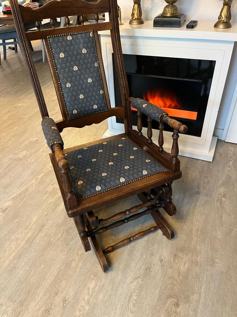 Antieke Engelse Schommelstoel - Comfort & Stijl, Antiek en Kunst, Antiek | Meubels | Stoelen en Banken, Ophalen