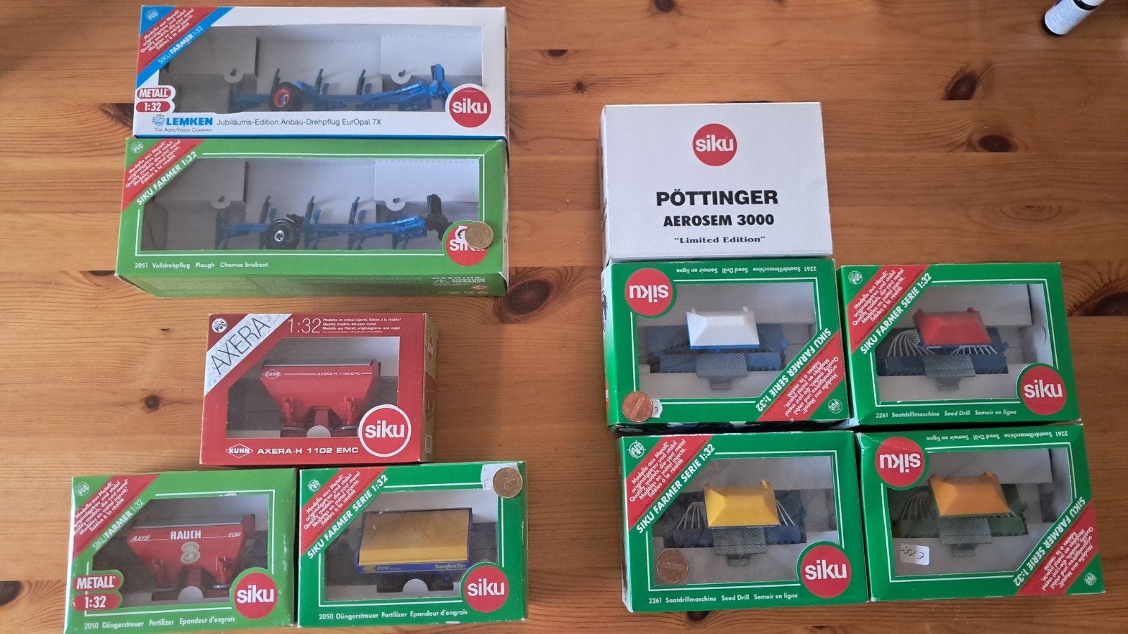Siku Werktuigen Losse verkoop Zeldzaam, Hobby en Vrije tijd, Modelauto's | 1:32, Verzenden, Nieuw, Tractor of Landbouw, Overige merken