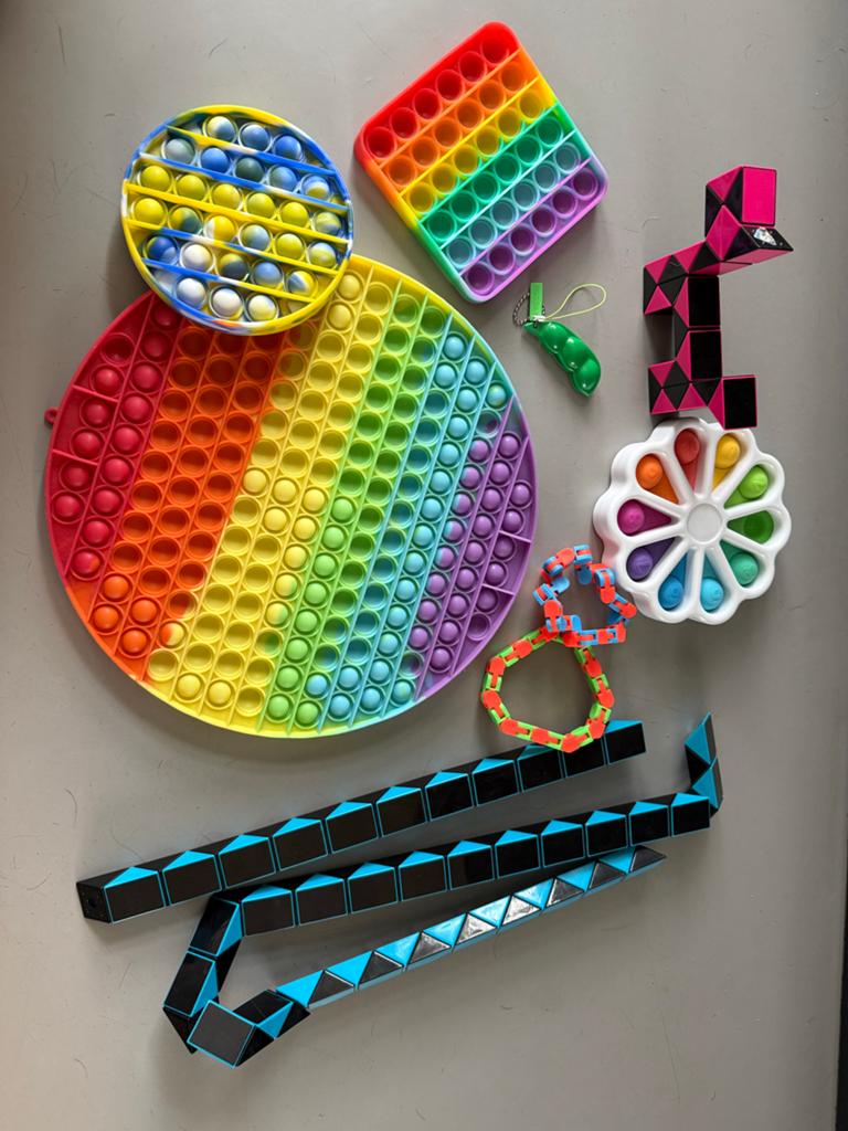 Grote set Pop-Its en Fidget Toys, Ophalen, Gebruikt, Jongen of Meisje
