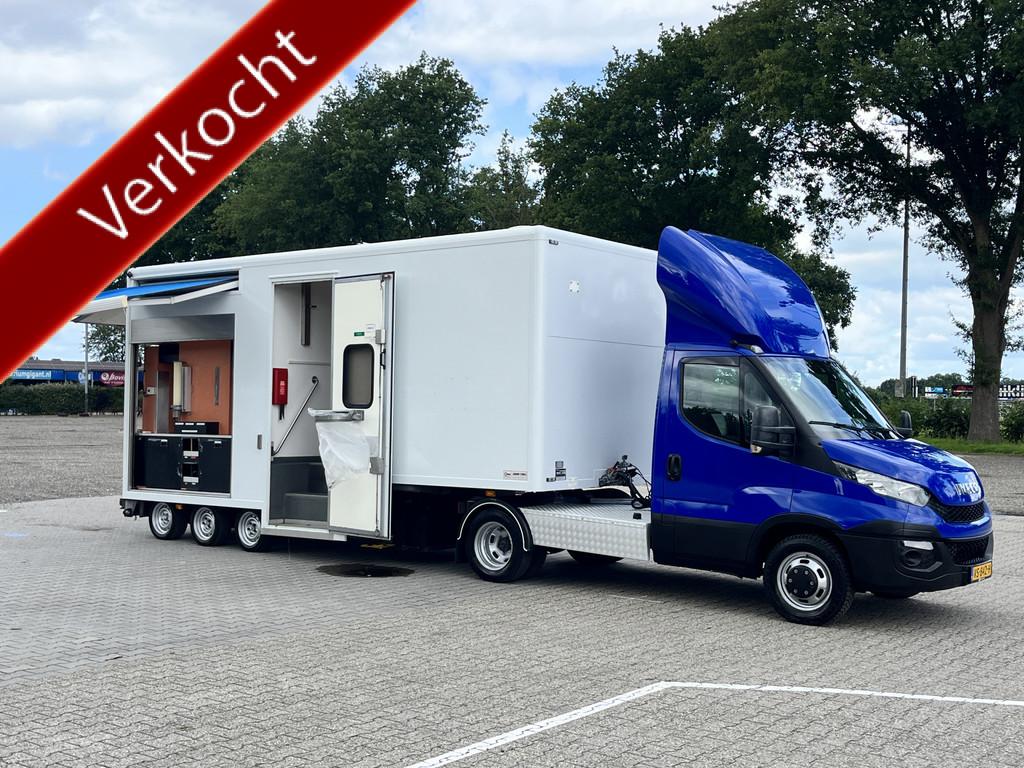 Iveco Daily 40C17 3.0 9300kg BTW VRIJ! Himatic BE Trekker me, Automaat, Euro 5, Gebruikt, Zwart