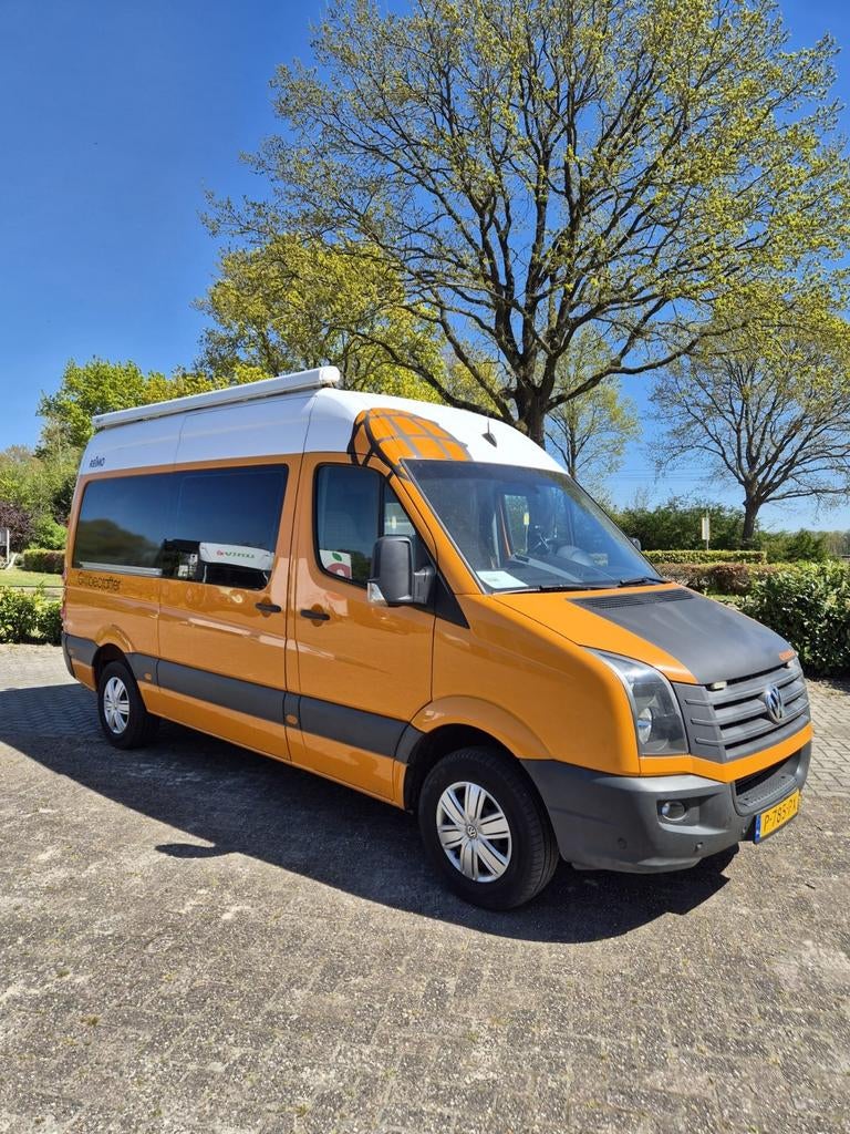 CAMPER MET RETRO VIBE - VW CRAFTER, Buscamper of Camperbus, Volkswagen, Tot en met 2, Particulier