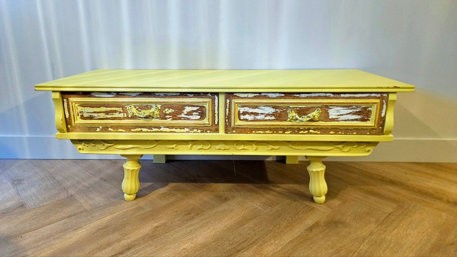 Unieke vintage (tv) meubel met Lades, Ophalen