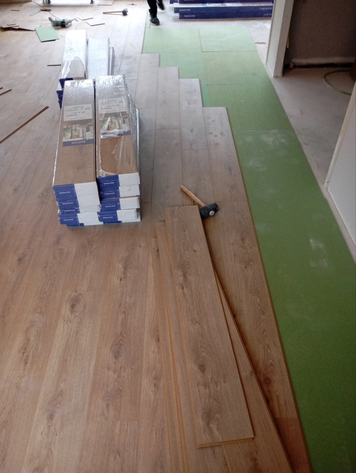 Laminaat leggen Klik PVC visgraat, Ophalen of Verzenden, Nieuw, Laminaat