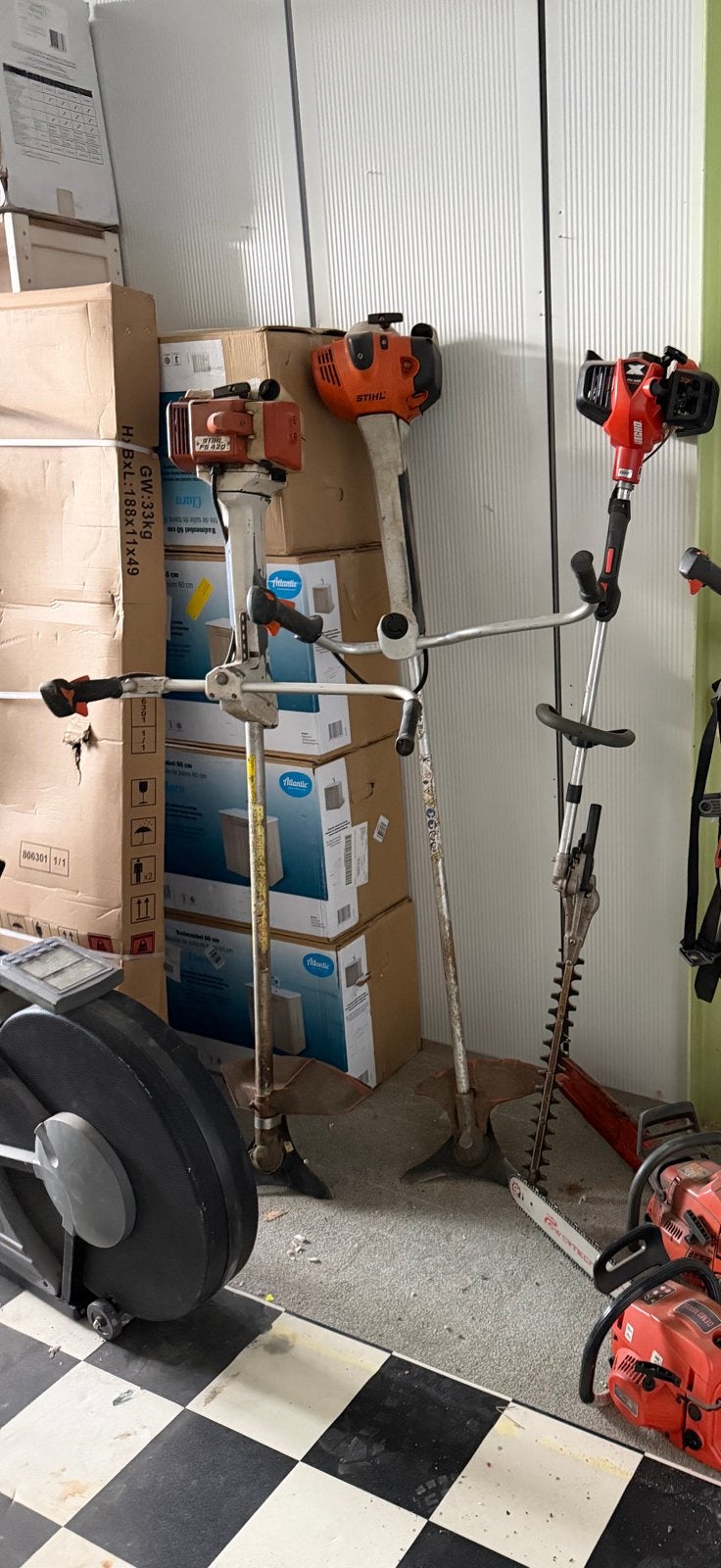 Sthil bosmaaiers Stihl 460, Tuin en Terras, Bosmaaiers, Ophalen, Zo goed als nieuw, Benzine