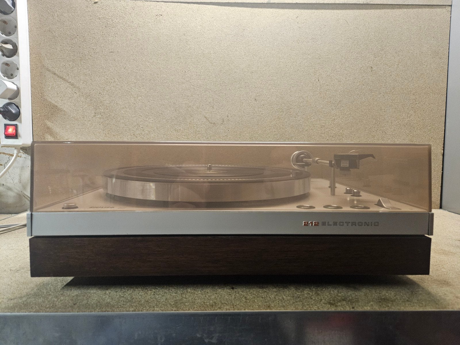 Philips 212 Platenspeler - Geserviced, Topstaat met GP 400, Ophalen, Zo goed als nieuw, Platenspeler, Philips