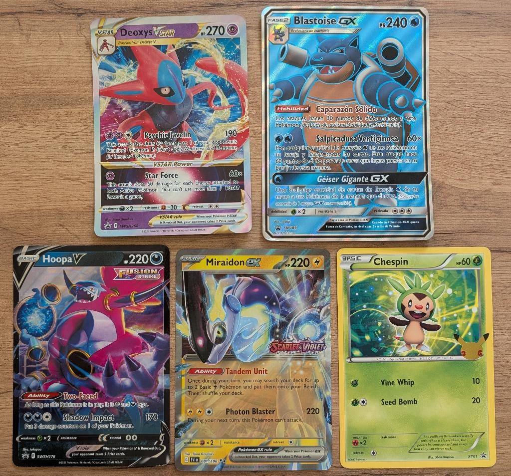 Jumbo Black Star Promo Pokémon kaarten - 5 stuks, Ophalen of Verzenden, Zo goed als nieuw, Meerdere kaarten