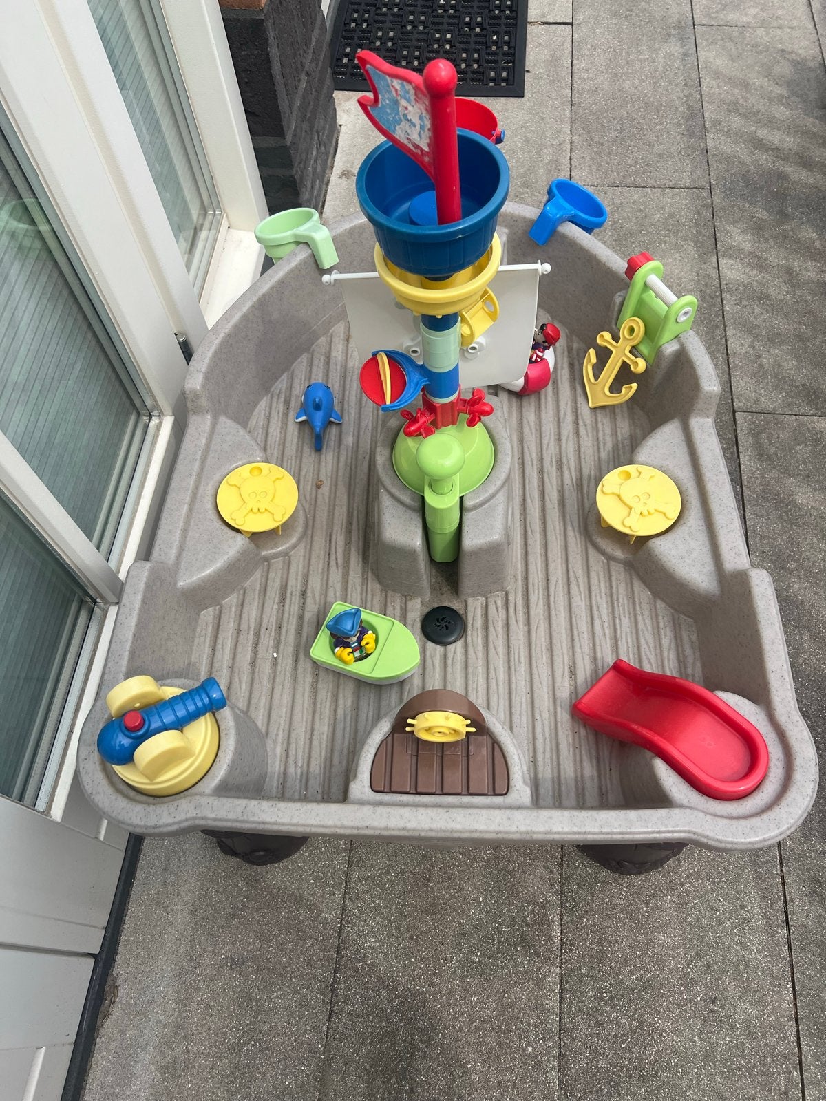 Little Tikes Piratenschip Water- en Zandtafel, Ophalen, Gebruikt
