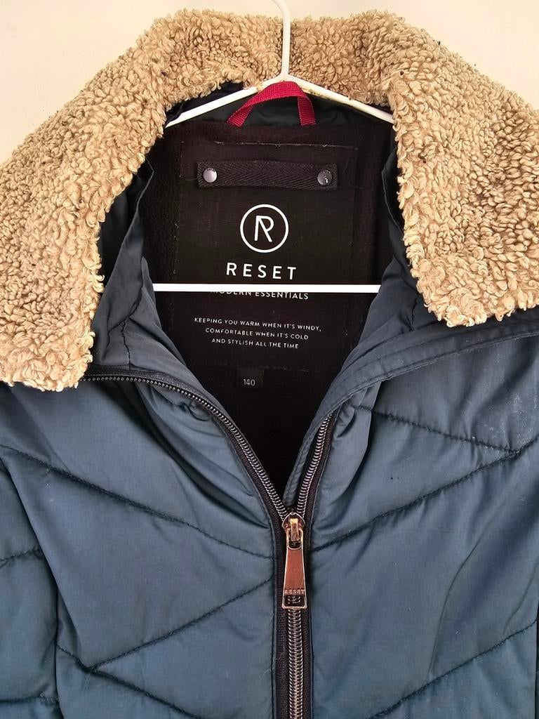 Reset voorjaars jas maat 140 met teddy kraag, Kinderen en Baby's, Reset, Meisje, Ophalen of Verzenden, Zo goed als nieuw