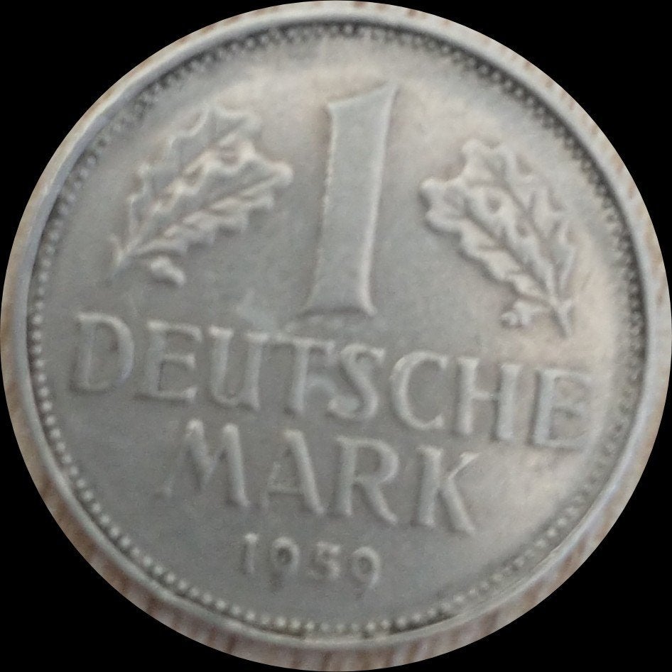 1 Deutsche Mark, Ophalen of Verzenden, Duitsland, Losse munt