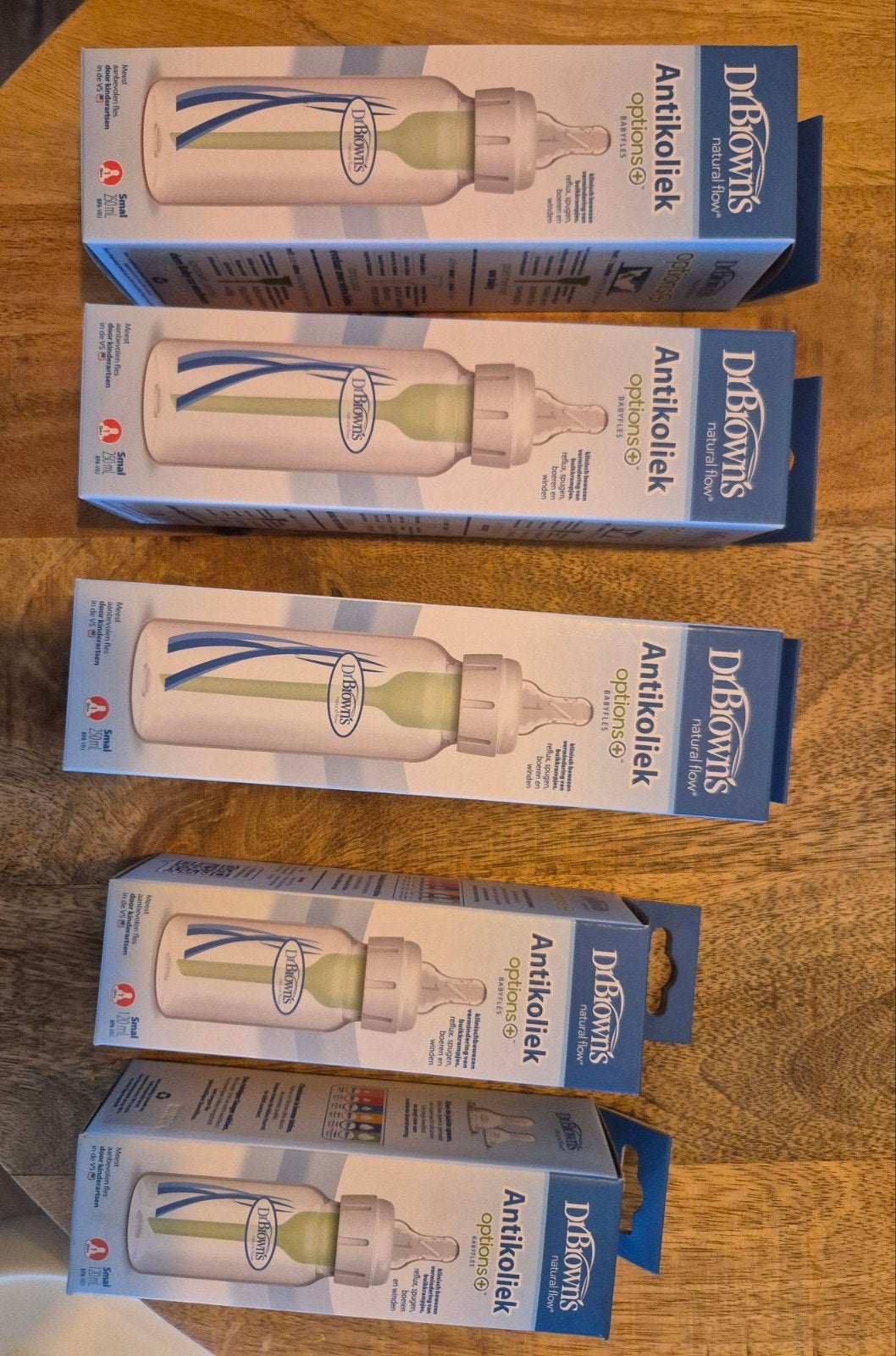5x Dr. Brown's  Antikoliek Babyfles, Ophalen, Nieuw, Babyfles, Dr. Brown's