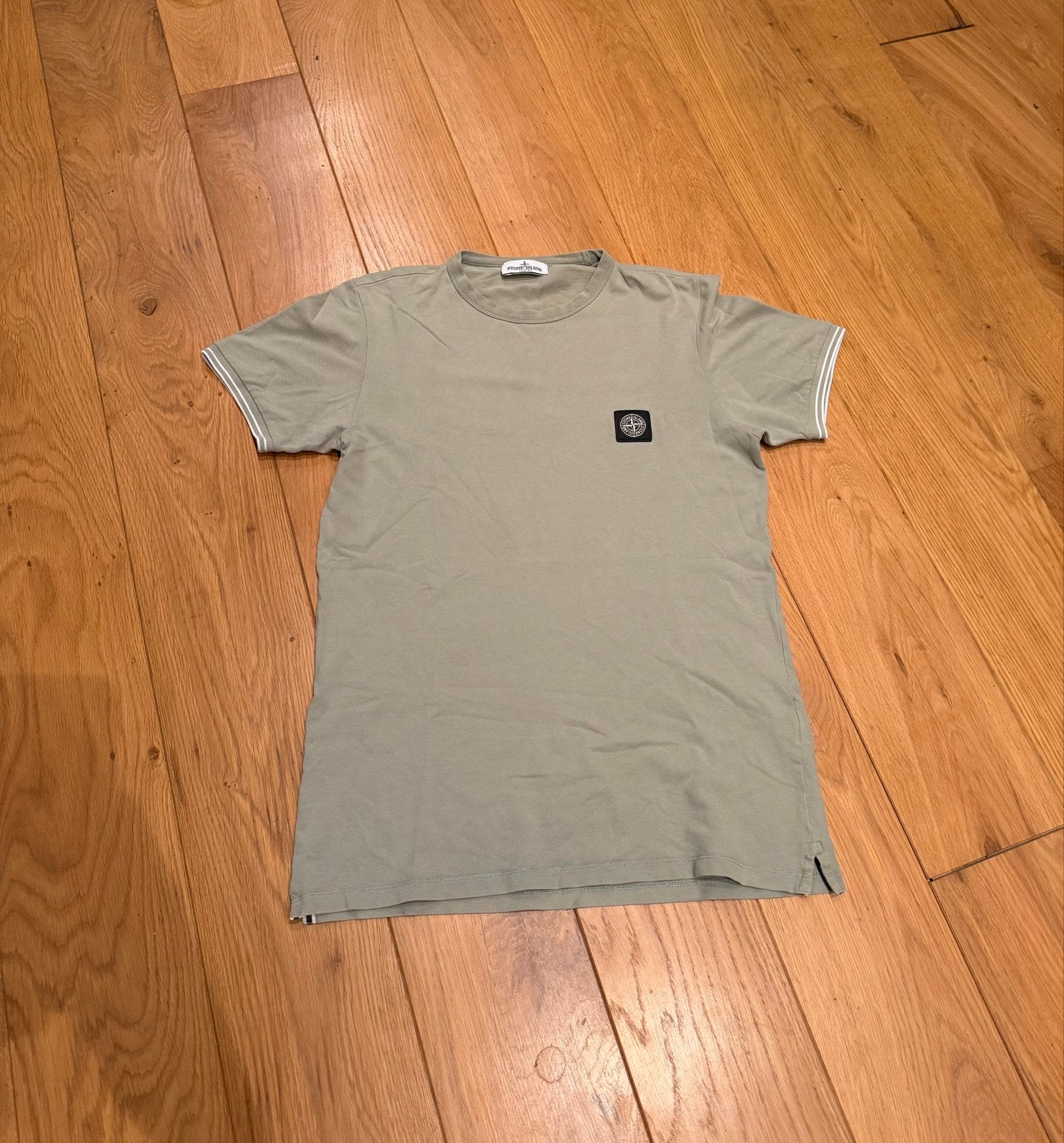 Stone Island Junior T-shirt - Zo goed als nieuw, Ophalen of Verzenden, Zo goed als nieuw, Jongen, Shirt of Longsleeve