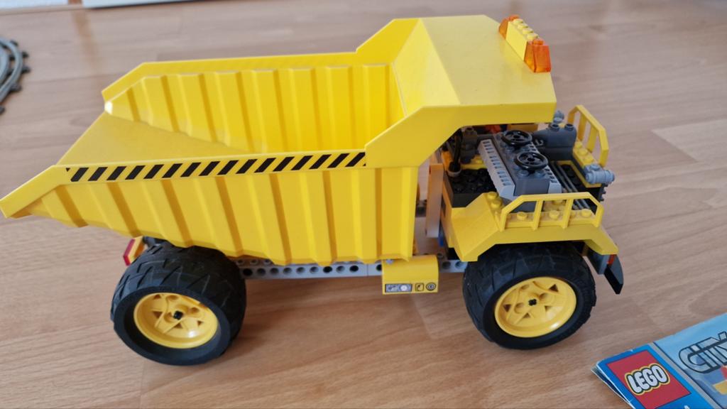 Lego City Kiepwagen 7344 met instructieboekje, Compleet, Lego, Ophalen of Verzenden, Complete set