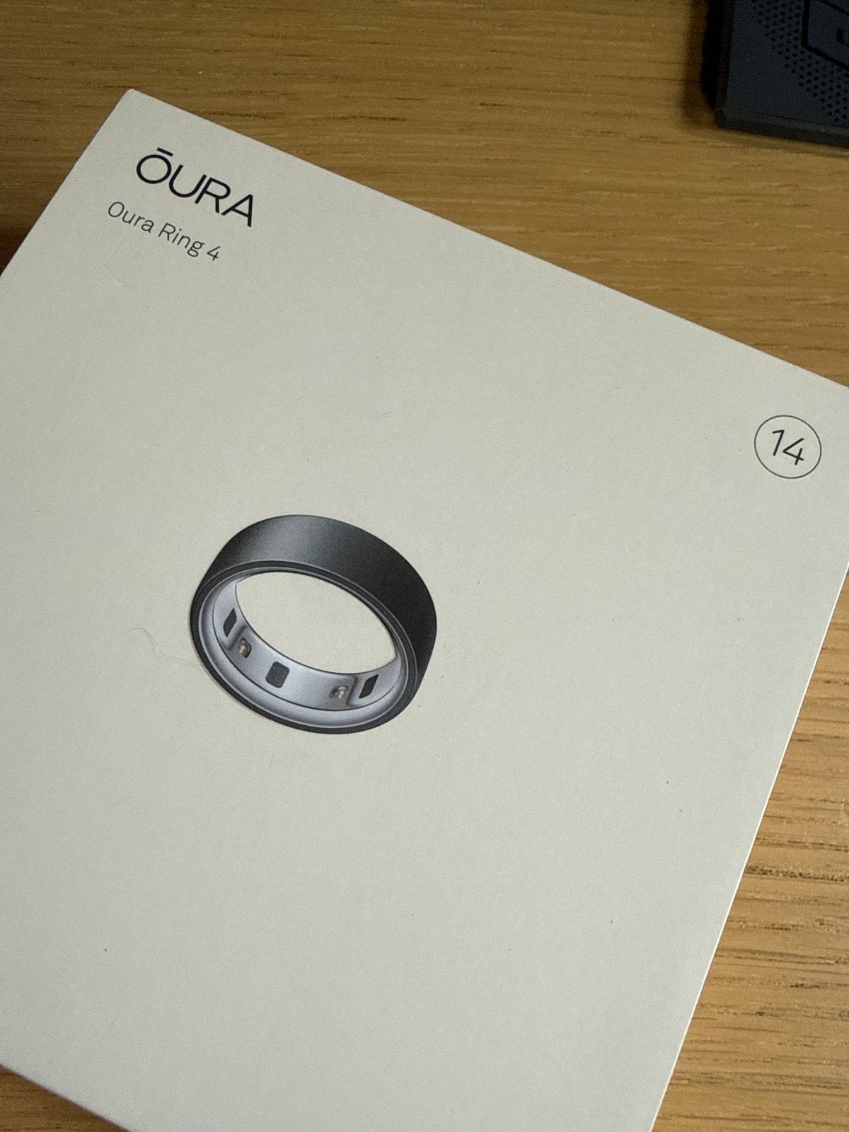 Oura Ring 4 - Maat 14 - Tweedehands, Zwart, Nieuw, Ophalen of Verzenden, Waterdicht