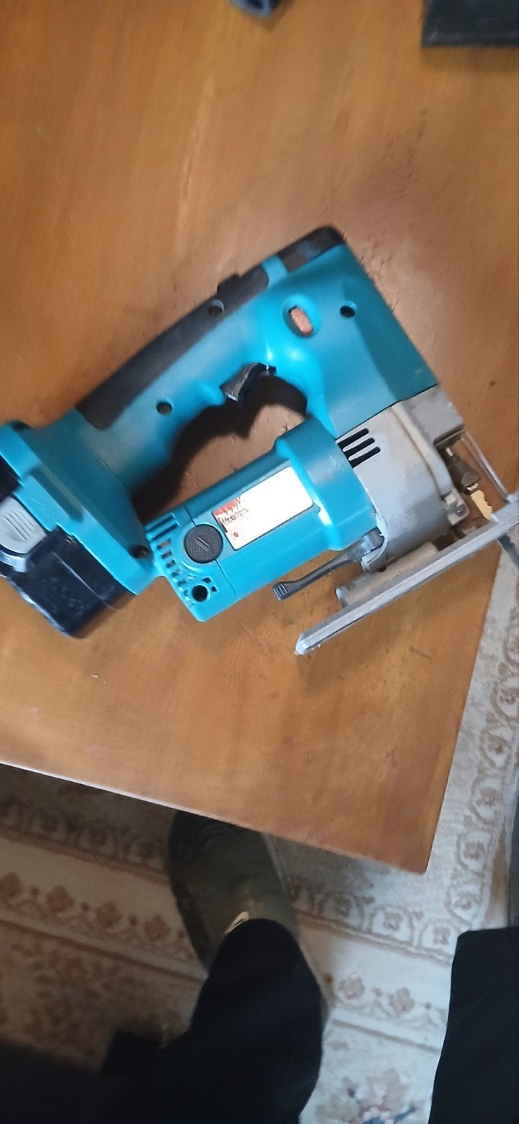 zaagmachine en slijpmachine, Doe-het-zelf en Verbouw, Gebruikt, Decoupeerzaag, Ophalen of Verzenden, 30 tot 70 mm
