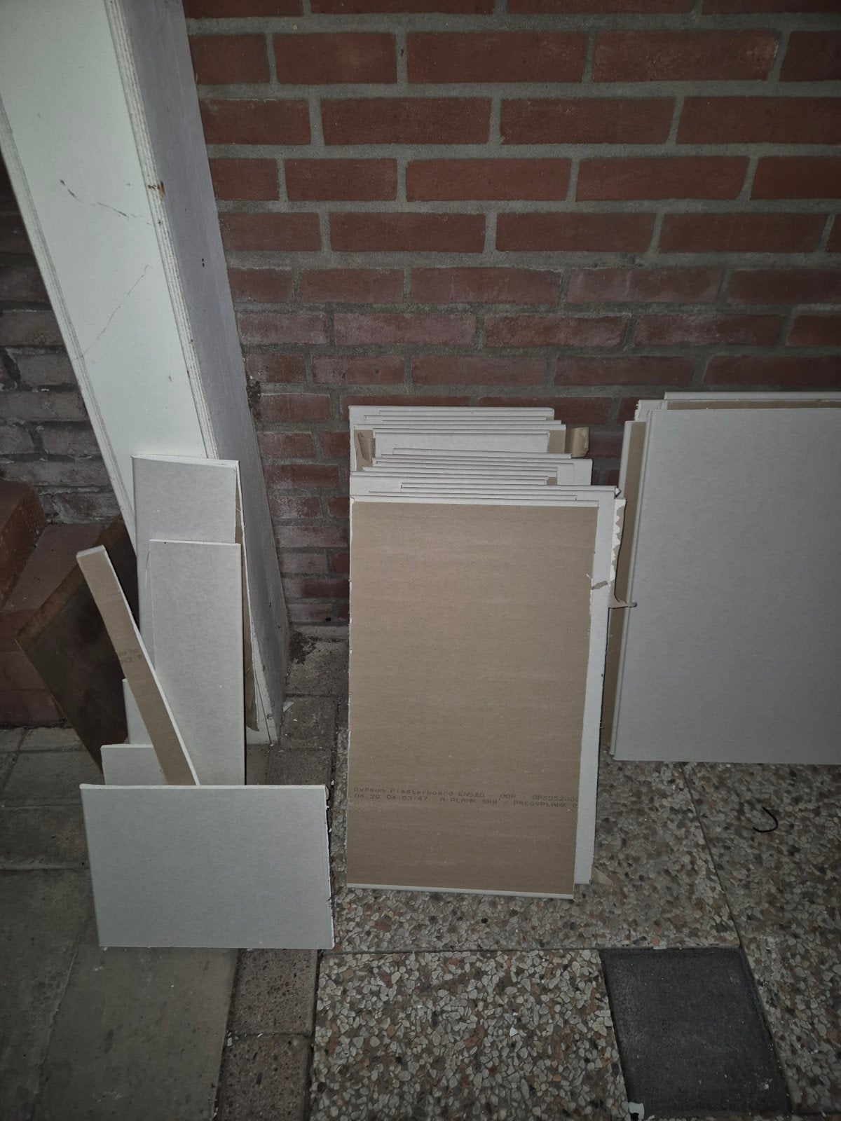 Diverse gipsplaten en bouwmaterialen, Doe-het-zelf en Verbouw, Platen en Panelen, Ophalen, Gebruikt, Overige materialen, Minder dan 20 mm