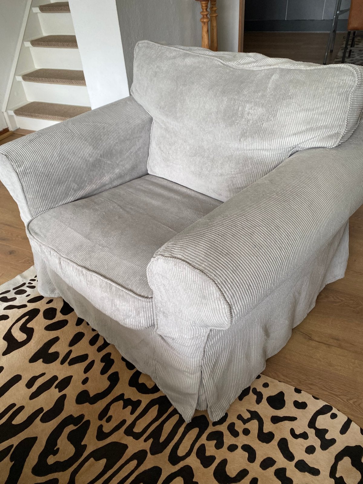 Hoes voor ektorp stoel licht grijs, Eenpersoons, Minder dan 75 cm, Nieuw, Ophalen of Verzenden