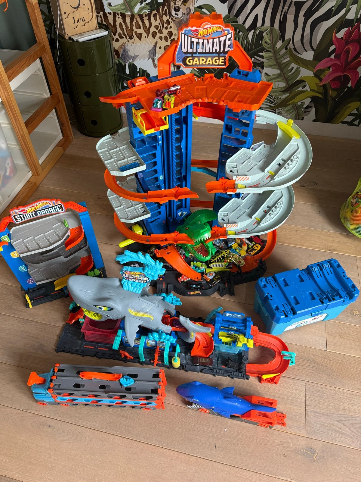 Hot Wheels Ultimate Garage, Stunt Garage & Track Builder Set, Ophalen, Gebruikt