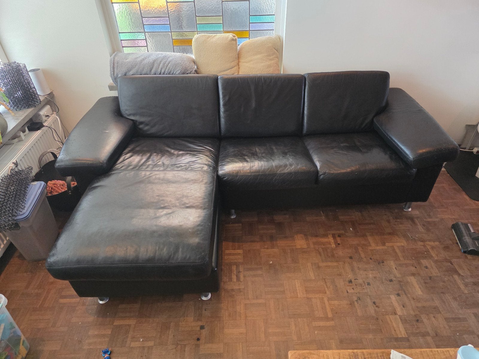 GRATIS: Machalke Designer Bank 3-zits, Huis en Inrichting, Ophalen, 250 tot 300 cm, Gebruikt, Hoekbank