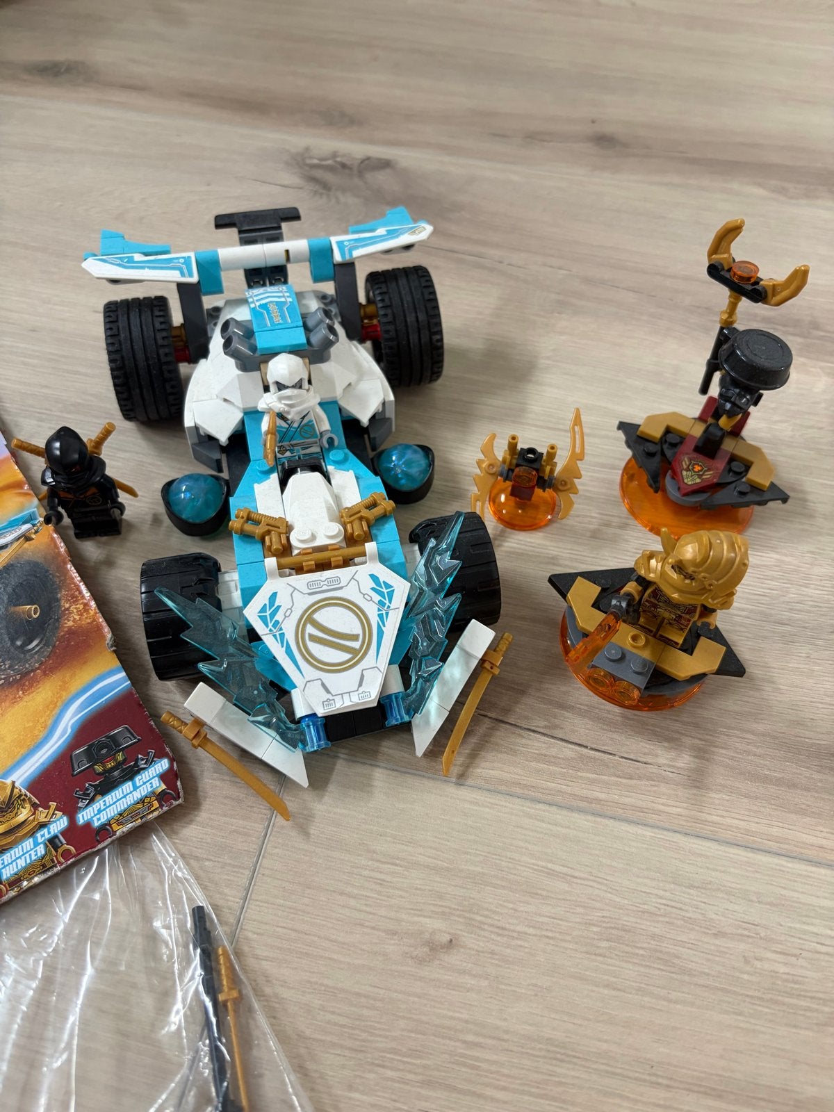 Lego Ninjago 71791 set met auto en minifiguren, Ophalen, Inclusief minifiguren, Gebruikt, Lego