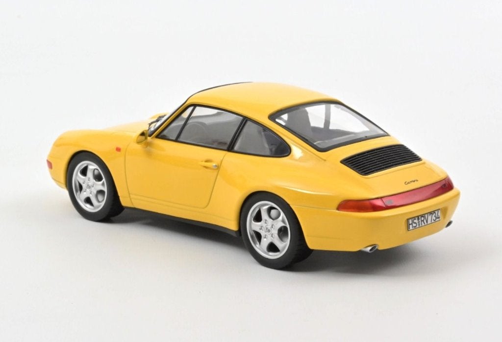 Porsche 911 Carrera 1994 GEEL schaal 1/18 NOREV Ref. 187596, Verzenden, Nieuw, Auto, Norev