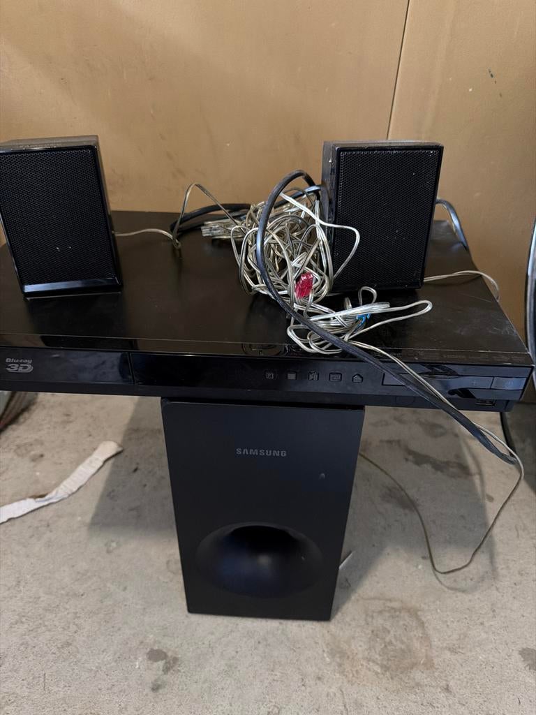 Samsung Blu-ray 3D Home Cinema Set met 2.1 Geluid, Overige merken, 2.1-systeem, Blu-ray-speler, Ophalen of Verzenden