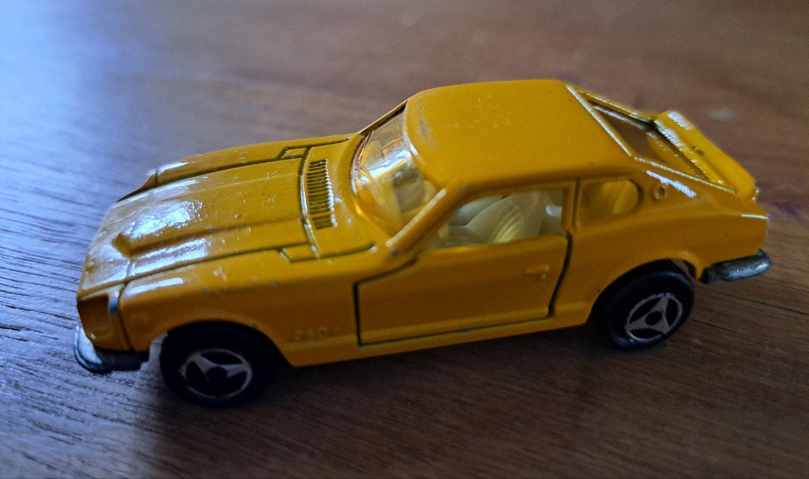 Majorette Datsun 260 Z - Geel Diecast Modelauto, Ophalen of Verzenden, Gebruikt