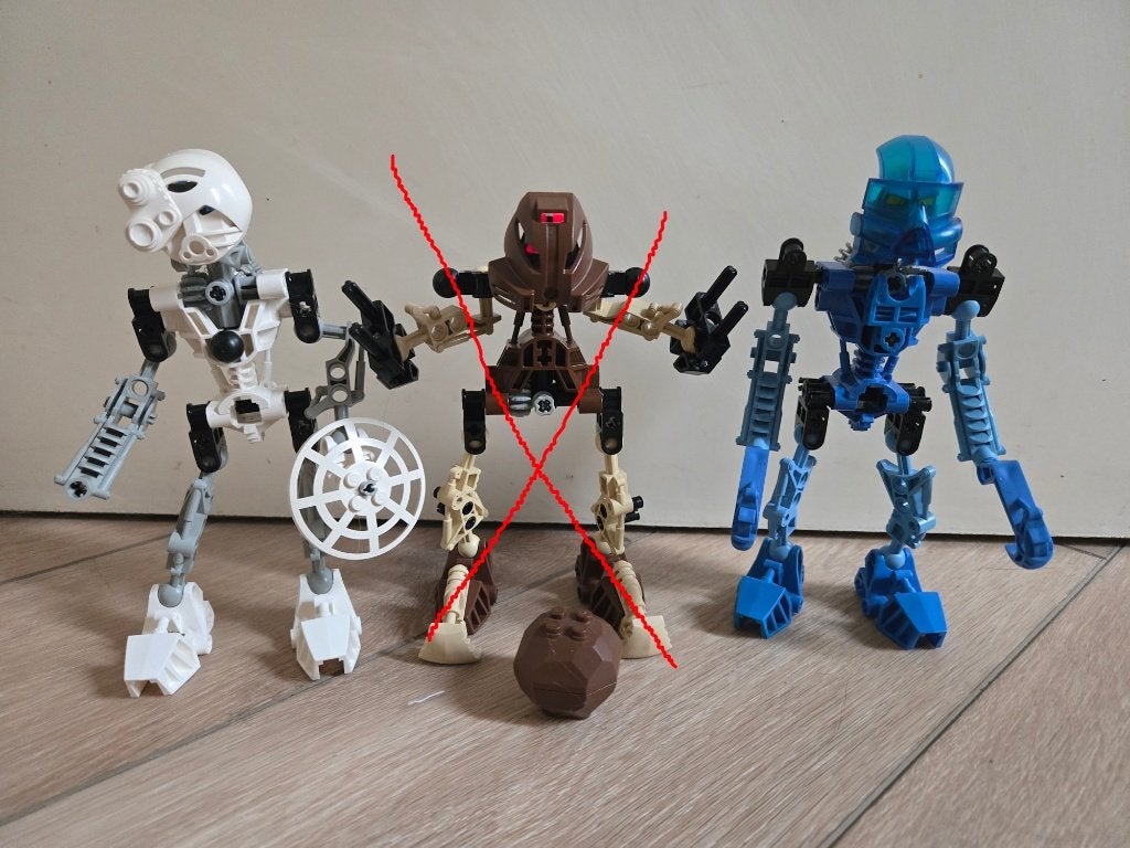 2x Lego Bionicle Toa Mata, Compleet, Bionicle, Lego, Ophalen of Verzenden