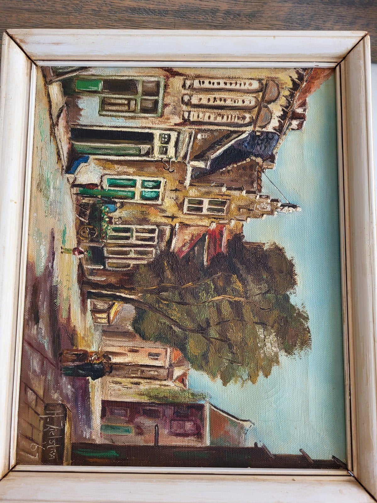 Schilderij Amsterdam Jordaan Bloemgracht Lauriergracht, Ophalen of Verzenden