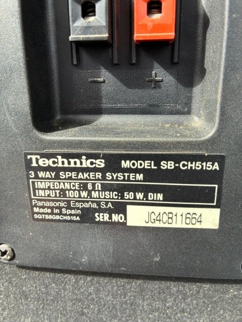 Technics boxen, Audio, Tv en Foto, Luidsprekers, Overige merken, Gebruikt, Subwoofer, Ophalen of Verzenden