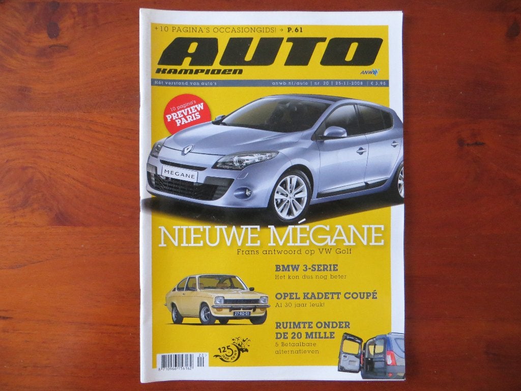 Autokampioen 20 2008 Kadett C Coupé, Qubo, Jazz, Golf, F700, Ophalen of Verzenden, Nieuw, Volkswagen