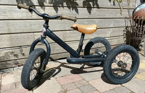 ZWARTE TRYBIKE LOOP FIETS, Ophalen, Gebruikt, Trybike, Verstelbare zitting