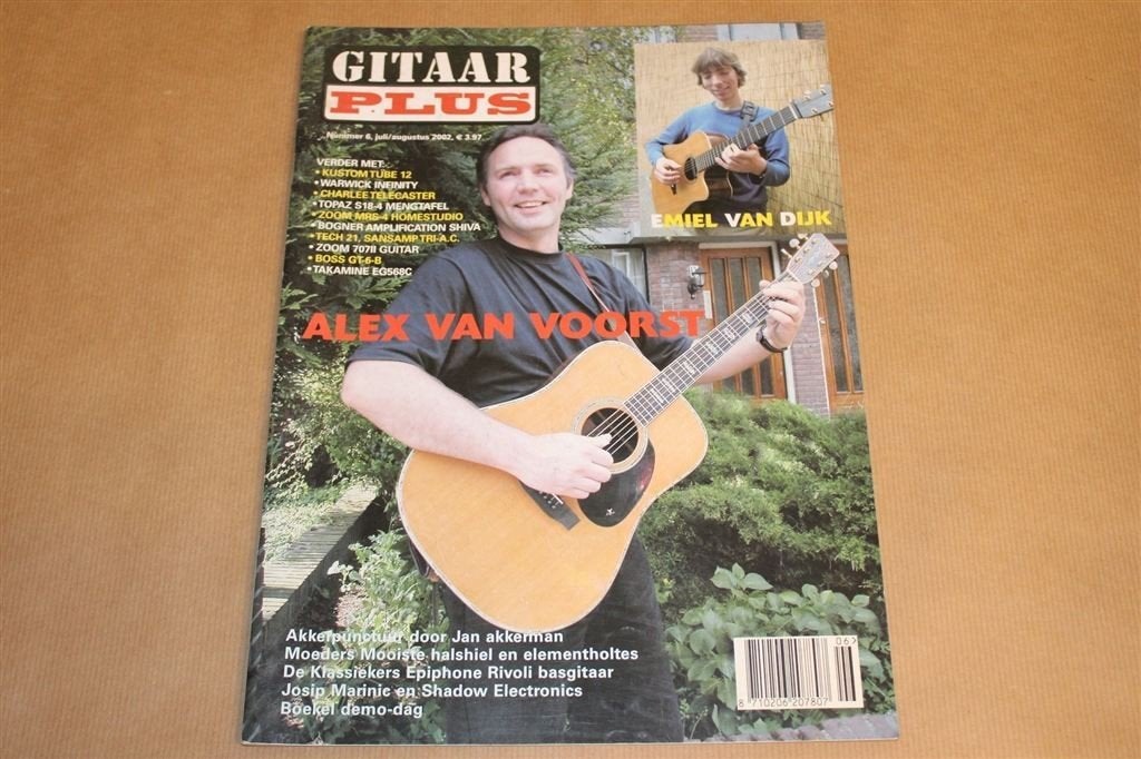 Magazine GitaarPlus [Jul/Aug 2002] — Alex van Voorst, Ophalen of Verzenden, Gelezen, Artiest