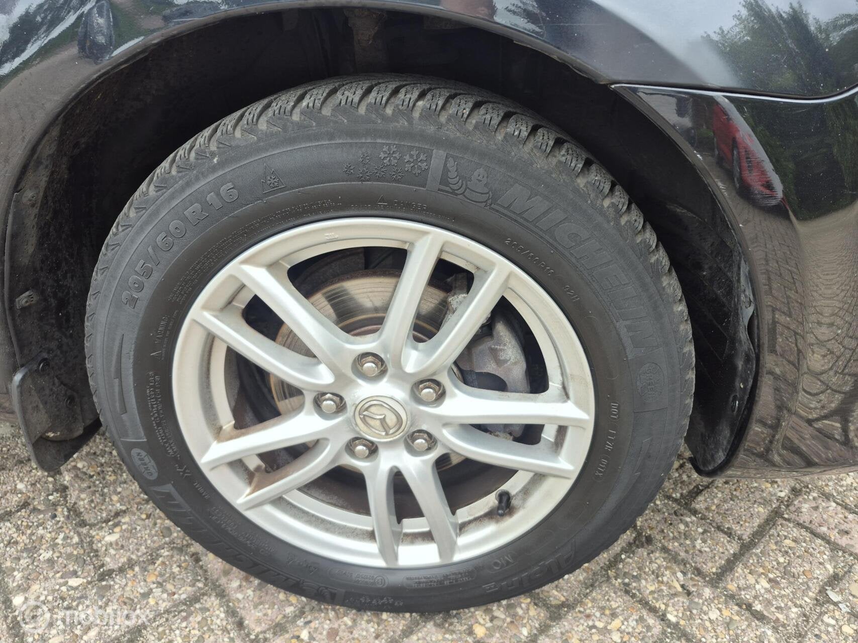 Mazda 6 Sportbreak 1.8i Touring '08|Airco|LEZEN!, Auto's, Mazda, Stof, 4 cilinders, 6 sportbreak, Zwart