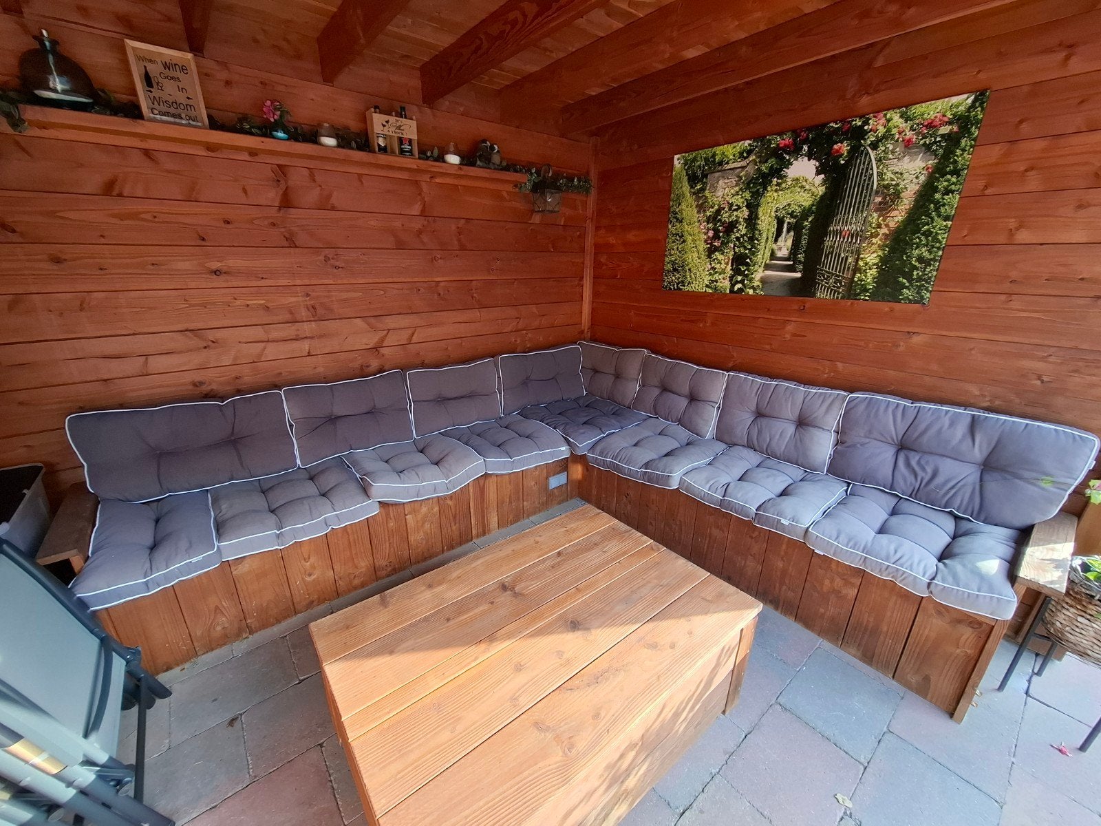 Tuinkussens, Tuin en Terras, Ophalen, Gebruikt, Overige materialen, Loungeset