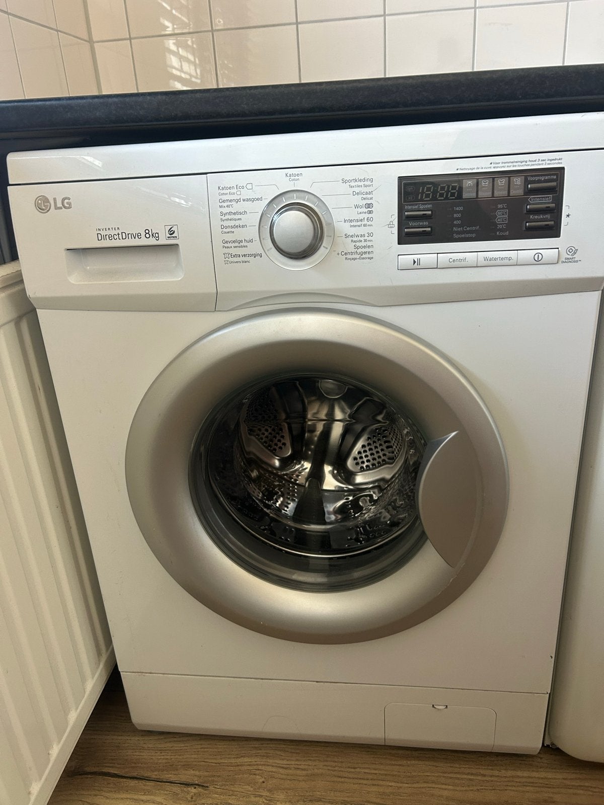 LG Direct Drive 8kg Wasmachine, Witgoed en Apparatuur, Wasmachines, Ophalen, 1200 tot 1600 toeren, 8 tot 10 kg, Zo goed als nieuw