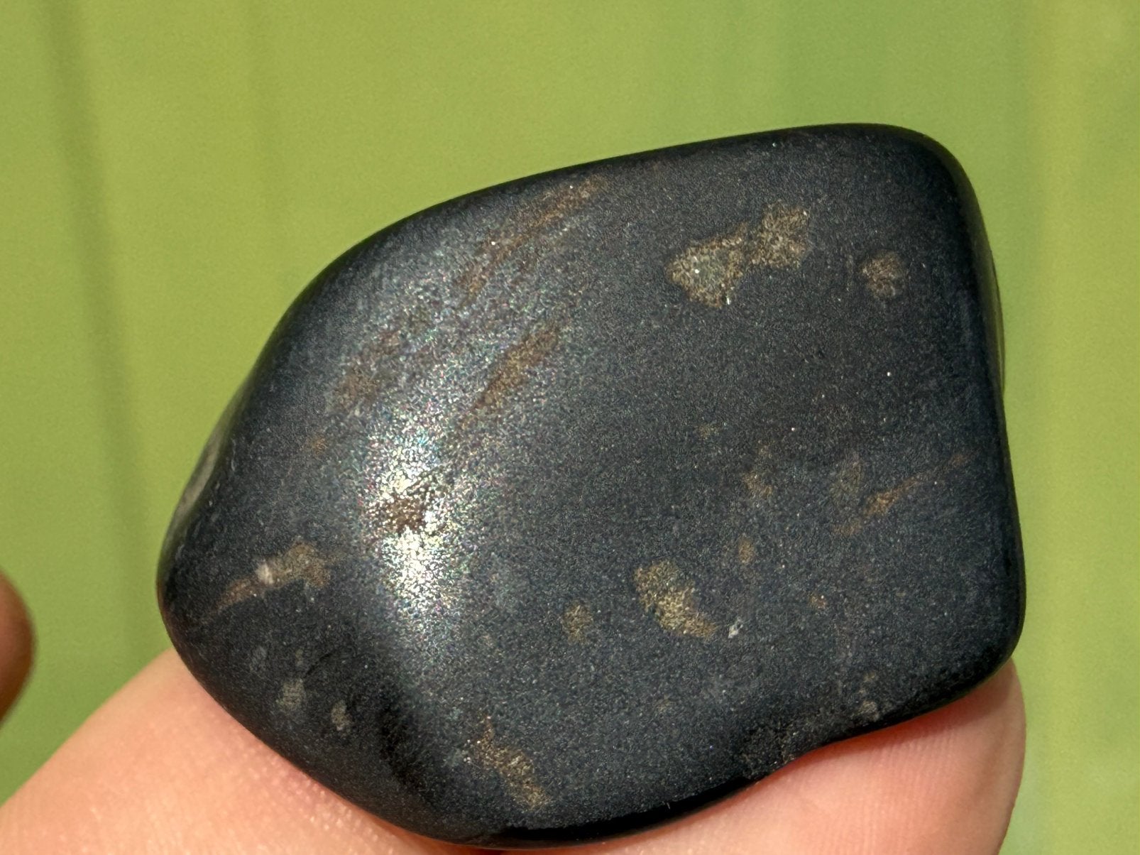 Zwarte Azeztuliet mineralen edelstenen, Ophalen of Verzenden, Mineraal