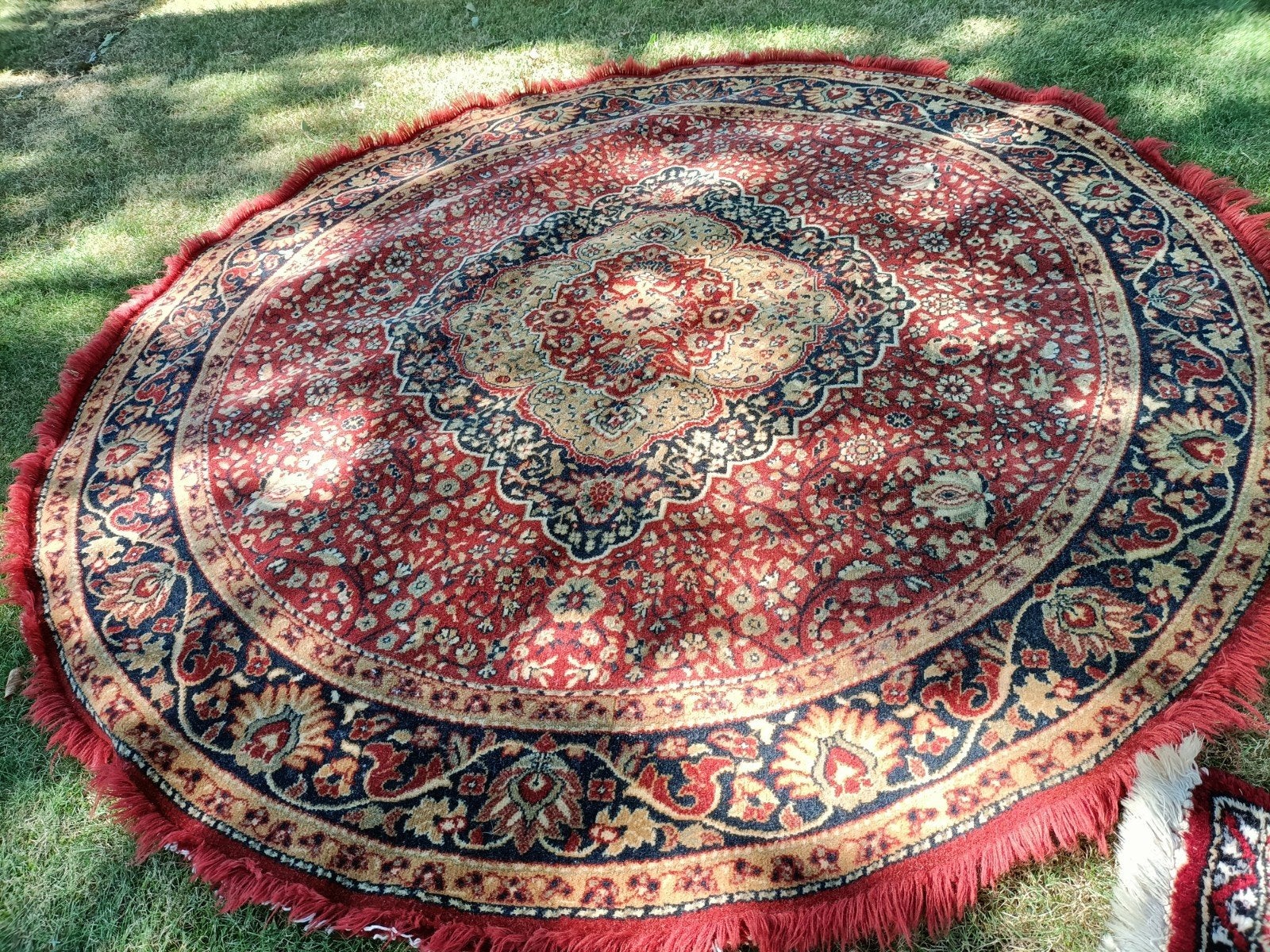 tafelkleed, Ophalen, Blauw, Perzisch, Klassiek, Oosters, Rond