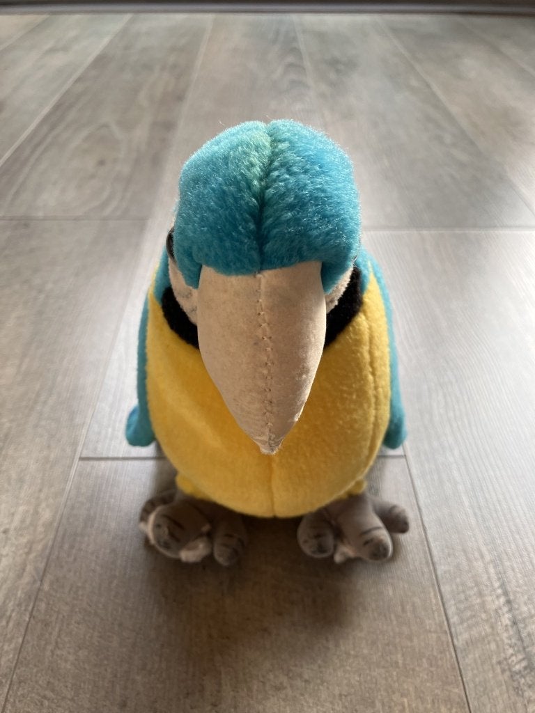 WWF Papegaai knuffel (21 cm), Overige merken, Overige typen, Ophalen of Verzenden, Zo goed als nieuw