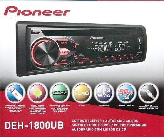 Pioneer DEH-1800UB autoradio met USB,AUX&CD, Ophalen of Verzenden