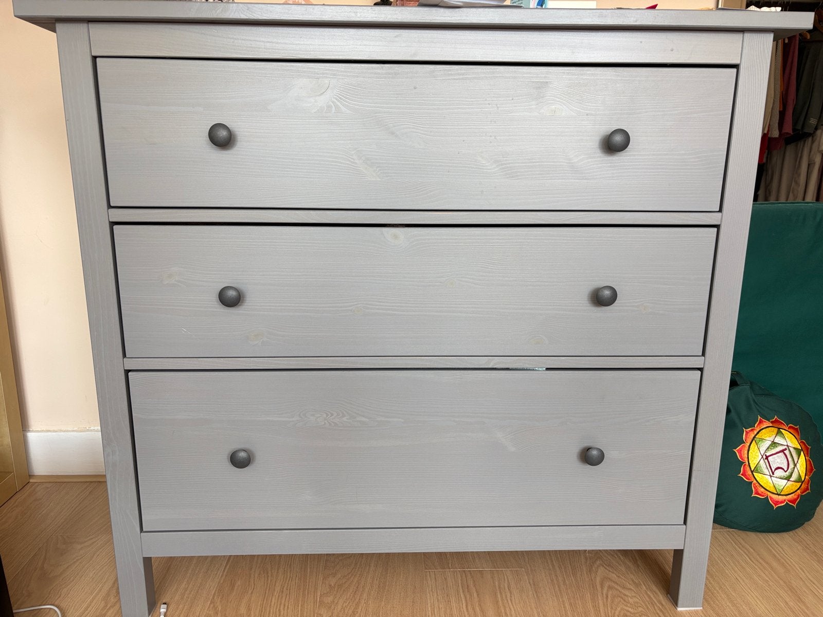 Nieuw: Ikea Hemnes Grijs-blauwe ladekast zonder bovenblad, Ophalen, 100 tot 150 cm, Nieuw, 50 tot 100 cm