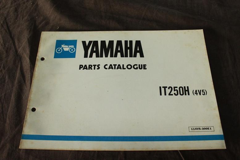 Yamaha IT250 H 1980 / 1981 motorycle parts catalogue, Motoren, Ophalen of Verzenden, Yamaha